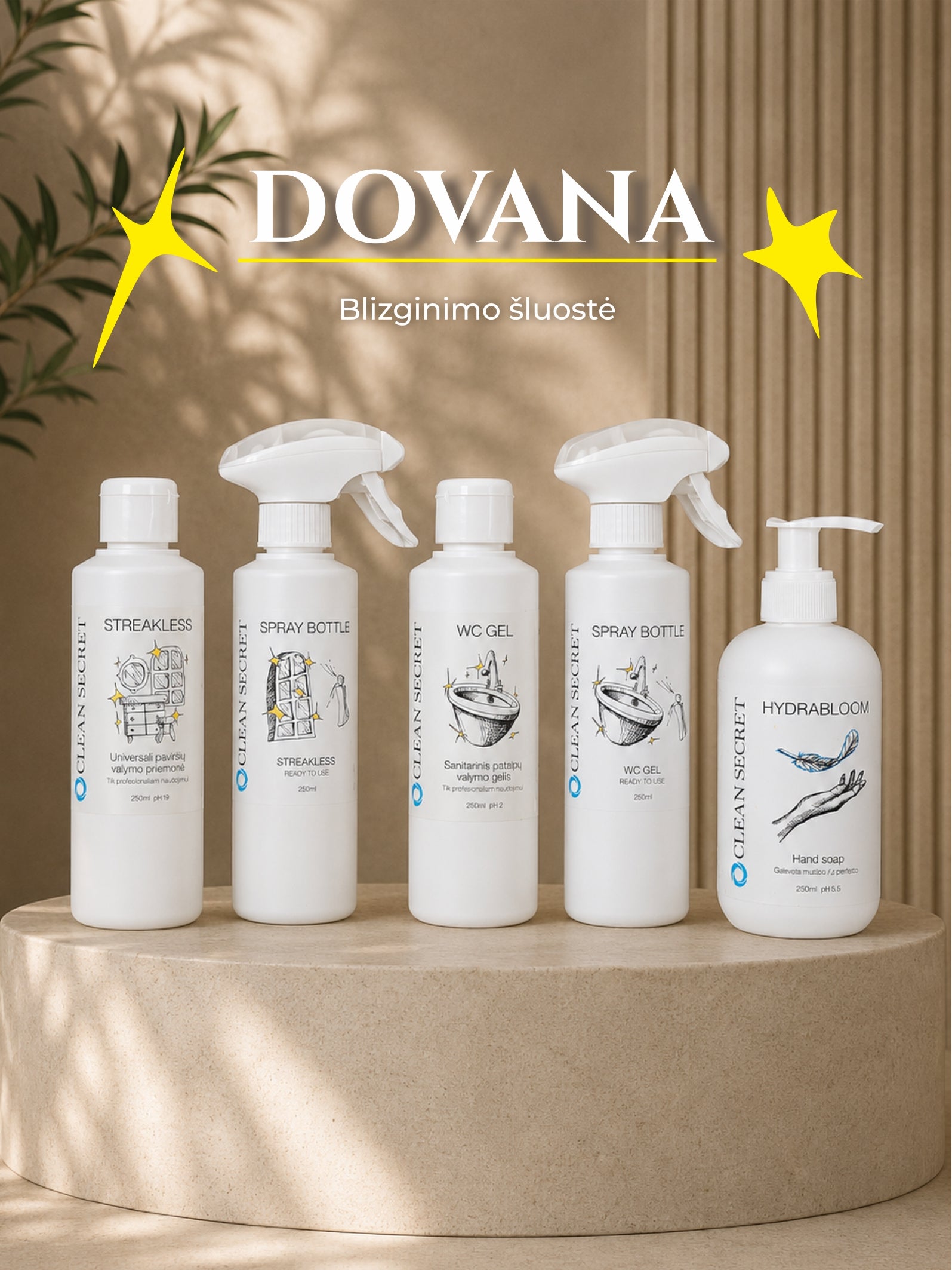 MINI CLEAN SECRET Rinkinys