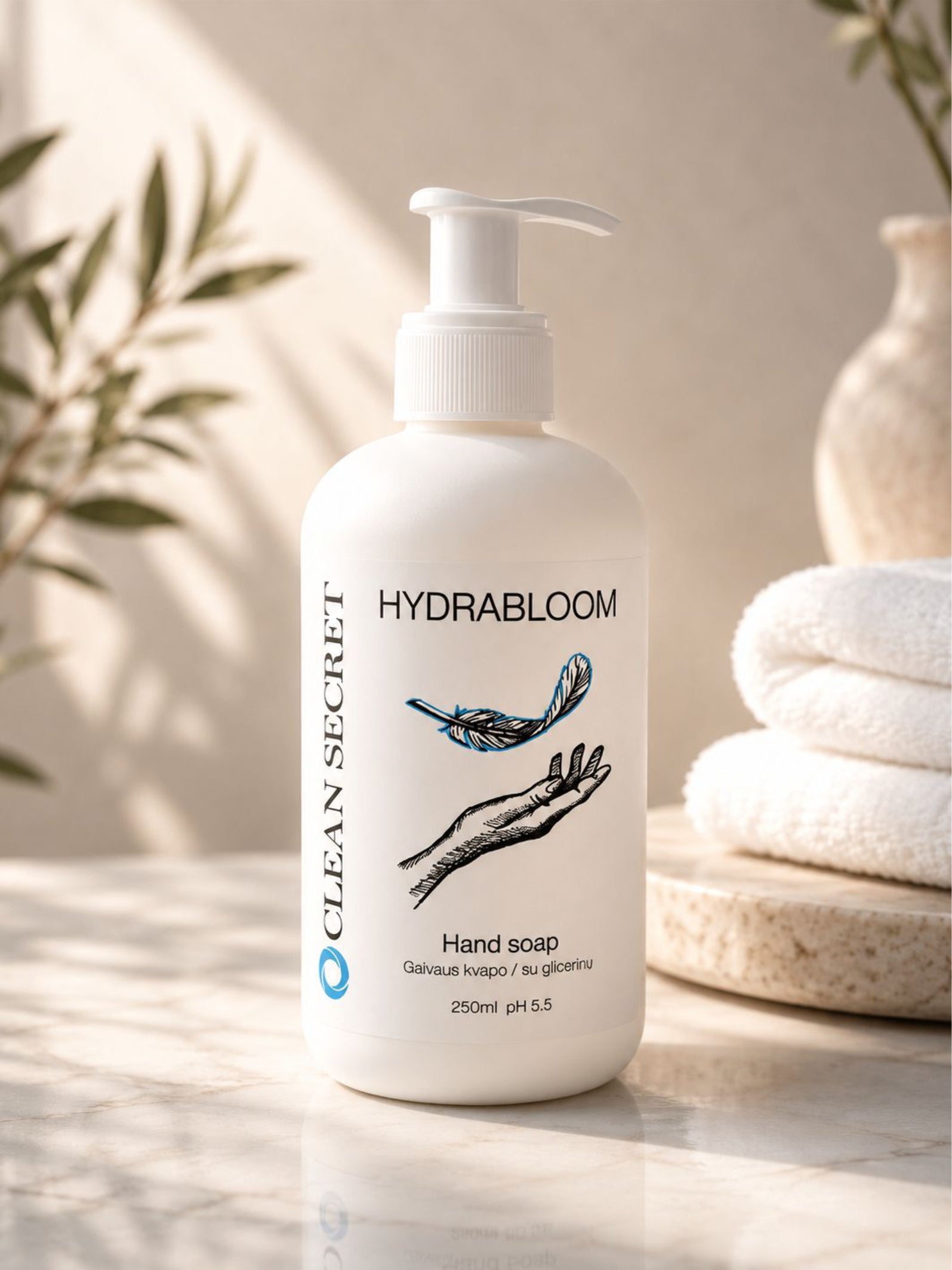 Rankų muilas HYDRABLOOM, 250ml