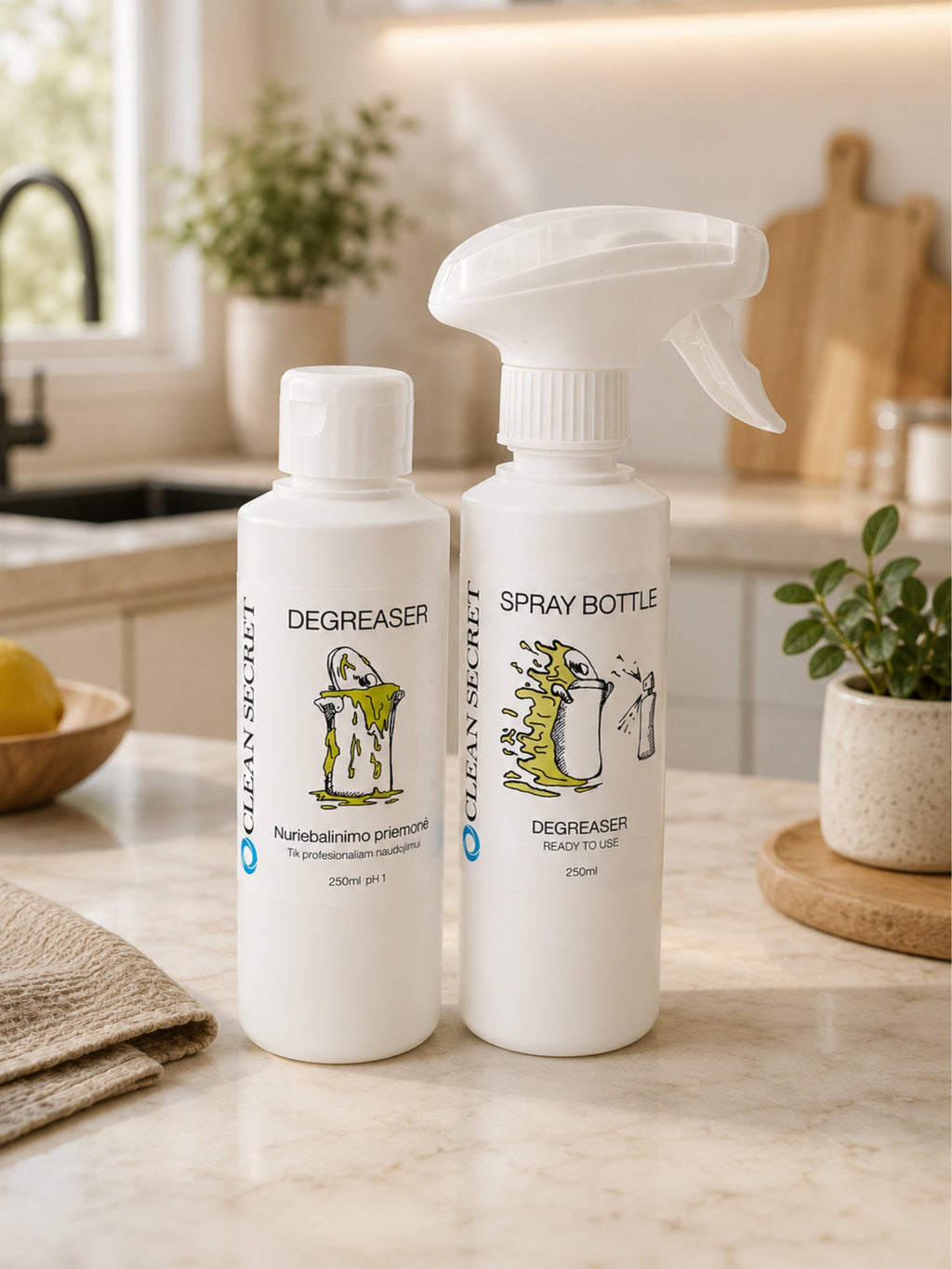 Nuriebalinimo priemonė DEGREASER, 250 ml