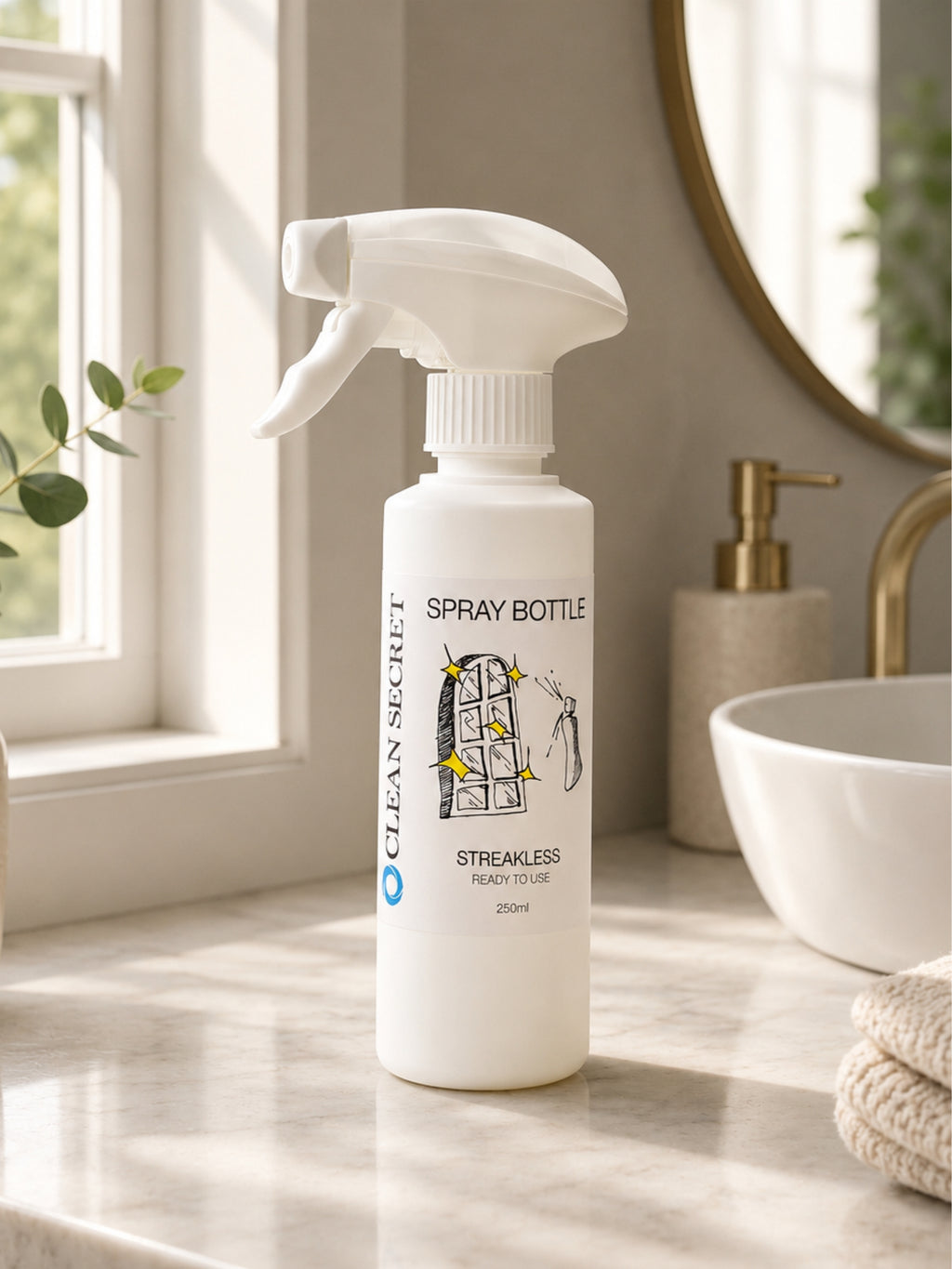 CLEAN SECRET buteliukas STREAKLESS koncentratui 250 ml
